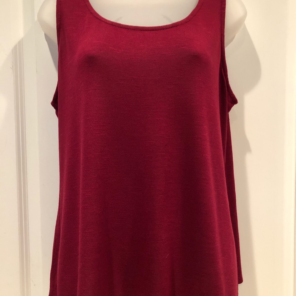 NWT Gramercy 22 2-pc Wine Sweater Set Size Large - Picture 2 of 8